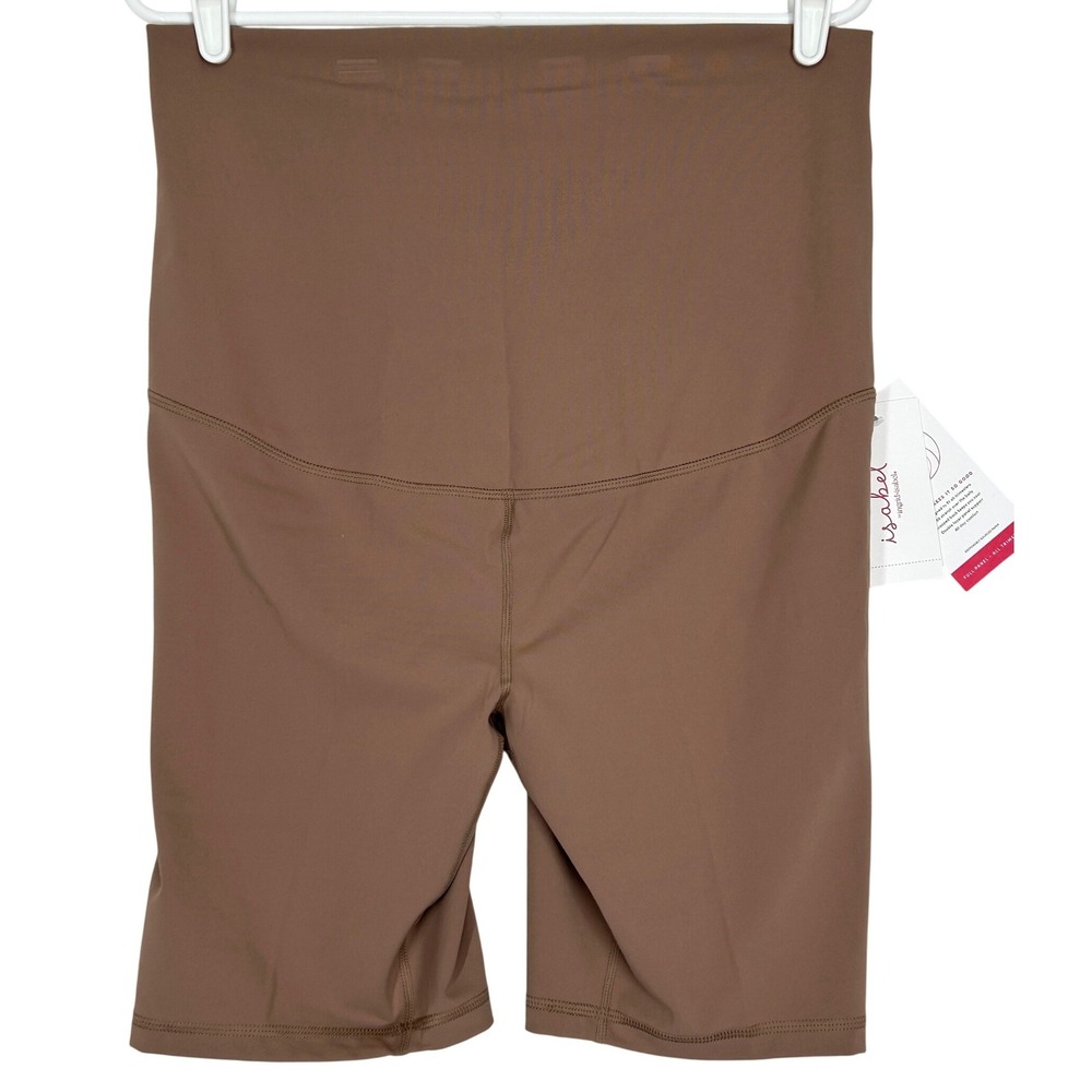 Isabel by Ingrid & Isabel Taupe Active Biker Short Women's Maternity Size XL NWT